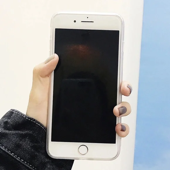 NEW iPhone 7/8 Glitter 3D Soft TPU Grip Case - Picture 4 of 5